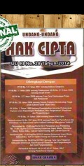 Undang-undang hak cipta: uu RI no. 28 tahun 2014