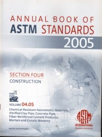 Chemical-resistant nonmetallic materials : vitrified clay pipe : concrete pipe : fiber-reinforced cement products : mortars and grouts : masonry : precast concrete