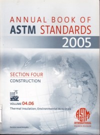 Thermal insulation; environmental acoustics