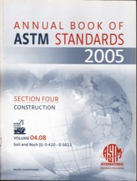 Soil and rock (I) : D 420 - D 5876