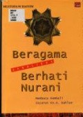 Beragama sekaligus berhati nurani: membaca kembali isyarat KH. A. Dahlan