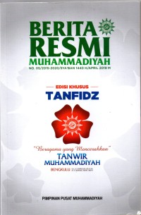 Berita resmi muhammadiyah no. 05/2015-2020/sya'ban 1440H/april 2019M