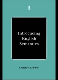Introducing English semantics