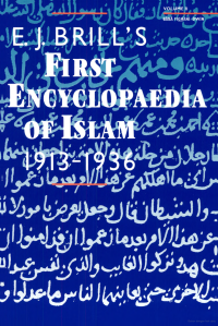 First Encylopaedia of Islam 1913-1936, volume X