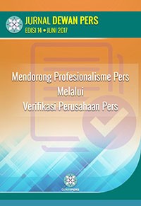 Mendorong Profesionalisme Pers Melalui Verifikasi Perusahaan Pers