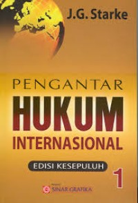 Pengantar Hukum Internasional 1 Edisi-10