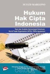 Hukum Hak Cipta Indonesia: Teori dan Analisis Harmonisasi Ketentuan World Trade Organization/WTO-TRIPs Agreement