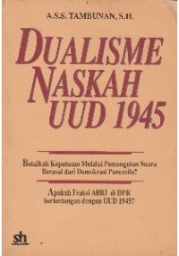 Dualisme naskah uud 1945