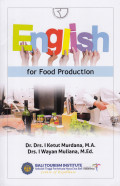 English for food production