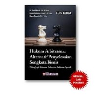 Hukum Arbitrase dan Alternatif Penyelesaian Sengketa Bisnis