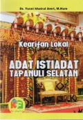 Kearifan Lokal Adat Istiadat Tapanuli Selatan,