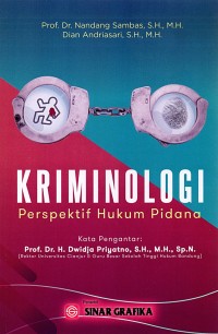 Kriminologi : perspektif hukum pidana