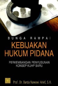 Bunga rampai kebijakan hukum pidana: perkembangan penyusunan konsep kuhp baru