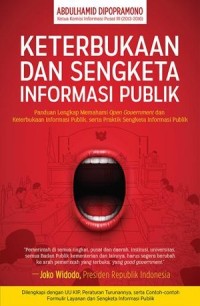 Keterbukaan dan Sengketa Informasi Publik