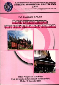 Konflik internal keluarga : suatu kajian perbandingan dua budaya