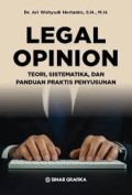 Legal Opinion Toeri, Sistematika dan Panduan Praktis Penyusunan