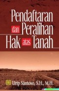 Pendaftaran dan peralihan hak atas tanah