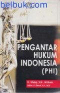 Pengantar hukum Indonesia (phi)