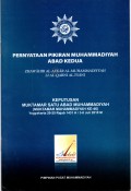 Pernyataan pikiran muhammadiyah abad kedua