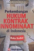 Perkembangan Hukum Kontrak Innominaat di Indonesia Buku Kedua