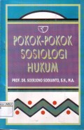 Pokok-pokok sosiologi hukum