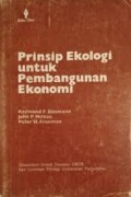 Prinsip Ekologi Untuk Pembangunan Ekonomi