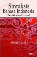 Sintaksis bahasa indonesia (pendekatan proses)