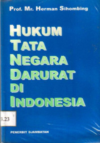 Hukum tata Negara darurat di Indonesia