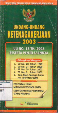 Undang-Undang Ketenaga Kerjaan 2003