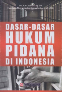 Image of Dasar-dasar hukum pidana di indonesia