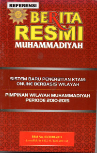 Berita resmi Muhammadiyah no. 03/2010-2015/Jumadil akhir 14320H/ Juni 2011M