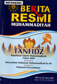 Berita resmi Muhammadiyah no 06 tahun 2009