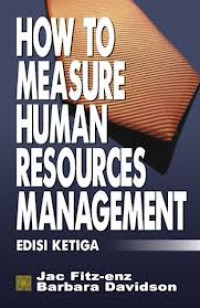 Image of How to measure human resources management, edisi ketiga