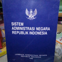 Sistem administrasi negara Republik Indonesia