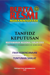 Berita Resmi Muhammadiyah Nomor 03 I 2015-2020 i rabi'ul; akhir 1439 h I Januari 2018 M