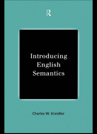 Introducing English semantics